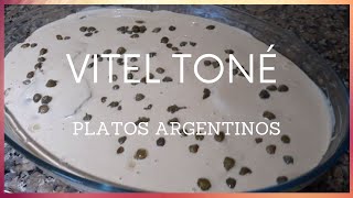 Como hacer Vitel Toné fácil y rápido  Platos Argentinos [upl. by Euqimod]