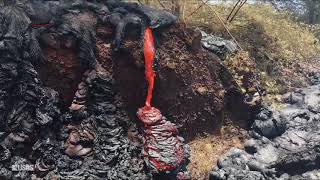 Kīlauea Volcano — Lava Oozing [upl. by Adelaja]