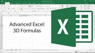 Advanced Excel  3D Formulas  Advanced Excel Tutorial [upl. by Enihpad720]