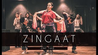 ZINGAAT  ONE TAKE  Tejas Dhoke Choreography  Dhadak  Dancefit Live [upl. by Yerocaj]