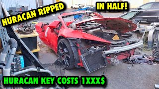 Rebuilding The CHEAPEST Lamborghini Huracan EVER Part 5 WE GOT THE KEY [upl. by Nonnahs521]