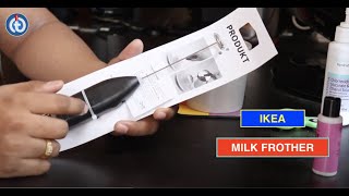 IKEA MILK FROTHER Review amp Battery Installation [upl. by Anauqcaj]