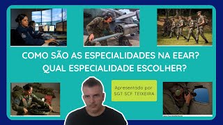 QUAL ESPECIALIDADE ESCOLHER NA EEAR [upl. by Nwahser]