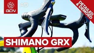 Shimano GRX Detailed amp Demoed  The First Gravel Specific Groupset [upl. by Garris]