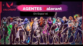 Todos los AGENTES De VALORANT Y SUS HABILIDADES 2022 [upl. by Lothair882]