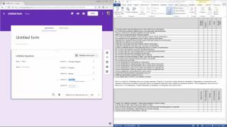 Google Forms Matrix Grid [upl. by Ellissa]