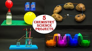 5 Chemistry Science Projects [upl. by Arrakat]