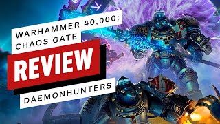 Warhammer 40K Chaos Gate  Daemonhunters Review [upl. by Tiffi]