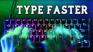 Learn how to type REALLY FAST 200wpm [upl. by Rennoc48]