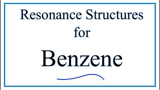 How to Draw the Resonance Structures for Benzene C6H6 [upl. by Kennith]