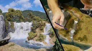 Building the ULTIMATE Waterfall Realistic Scenery Vol11 [upl. by Ojibbob424]