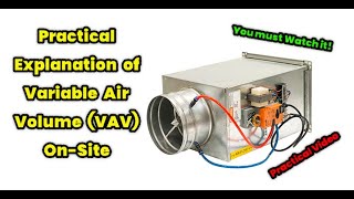 VAV practical components Onsite [upl. by Esilegna]