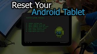 How To Reset Your Android Tablet [upl. by Langelo]