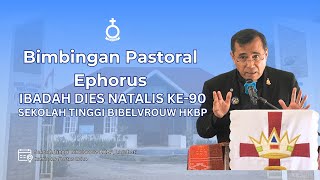 Bimbingan Pastoral Ephorus  Dies Natalis Sekolah Tinggi Bibelvrouw HKBP [upl. by Ilac]