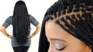 How To MICRO BRAIDS For Beginners Step By Step [upl. by Magna681]