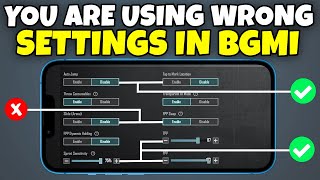BGMI All New Basic amp Advance SETTINGSCONTROLS  Perfect BGMI Settings Guide  BGMI  Pubg Mobile [upl. by Keane]