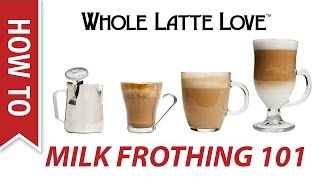 Milk Frothing for Beginners [upl. by Asiel]