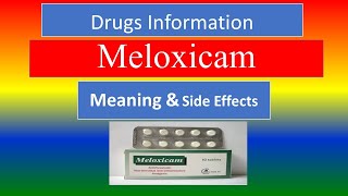 MELOXICAM  Overview amp Side effects [upl. by Eihcir336]