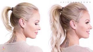 How To Perfect Ponytail  Hidden Crown [upl. by Beverly820]