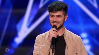 Americas Got Talent 2020 Luca Di Stefano Sings Lets Get It On Full Performance S15E04 [upl. by Worden]