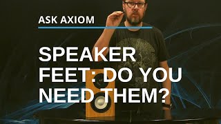 Speaker Feet Should I Use Speaker Spikes or Rubber Feet [upl. by Biagi567]