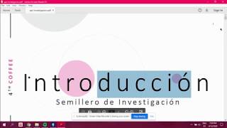 ¿Cómo hacer la introducción en nuestro proyecto de investigación [upl. by Othella]