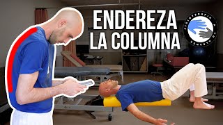 Como enderezar y alinear la columna vertebral [upl. by Aitnahs]