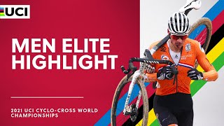 Men Elite Highlights  2021 UCI Cyclocross World Championships [upl. by Kendrick]