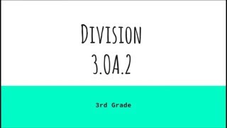 3rd Grade Division Strategies [upl. by Ecinehs883]