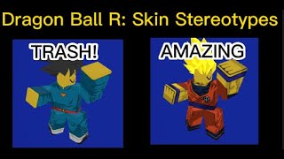 Skin Stereotypes Dragon Ball R Roblox [upl. by Nimrahc]