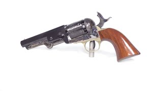 Uberti 1851 Navy 5 Inch barrel  First Impressions [upl. by Ahsenat]