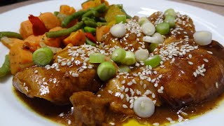 Slow Cooker Asian Chicken Thighs [upl. by Akirahs]