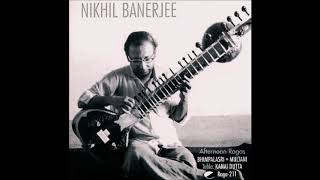 Pandit Nikhil Banerjee  Raga Multani Album  Afternoon Ragas  Kanai Dutt on Tabla [upl. by Etteraj]