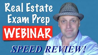 1 Hour Real Estate Exam Review with Irene [upl. by Hayikat]