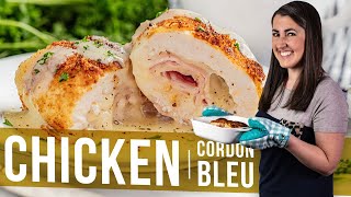 Classic Chicken Cordon Bleu Baked or Fried [upl. by Gwenore]