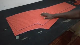 HOW TO CUT A TROUSER STEP BY STEP BACK AND FRONT [upl. by Atina700]