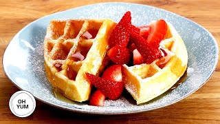 Professional Baker Teaches You How To Make WAFFLES [upl. by Nicoli]