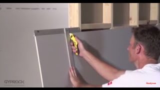 How to Install Gyprock Plasterboard Part 2 Measuring and Cutting [upl. by Chaille]