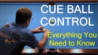 CUE BALL CONTROL  Everything You Need to Know [upl. by Anattar]