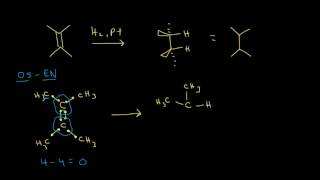 Hydrogenation  Alkenes and Alkynes  Organic chemistry  Khan Academy [upl. by Sum996]