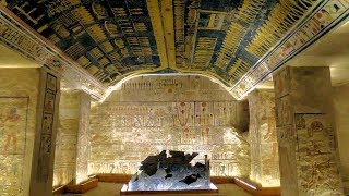 The tomb of Ramses V and VI in the Valley of the Kings Egypt [upl. by Anitselec]