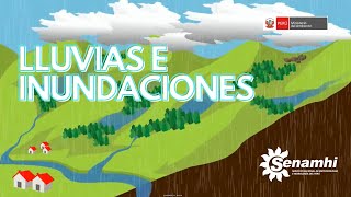 Aprende con el SENAMHI  Lluvias e Inundaciones [upl. by Fortune]