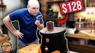 Testing The Cheapest Oscillating Spindle Sander On AMAZON [upl. by Ailla763]