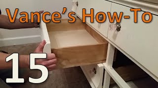 Project 15  Dresser Drawer Slide Replacement [upl. by Carley550]