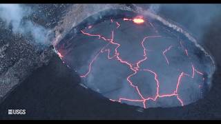 Kīlauea Summit Eruption — Lava Returns to Halemaʻumaʻu [upl. by Medovich]