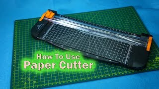 How to use paper cutter [upl. by Maker710]