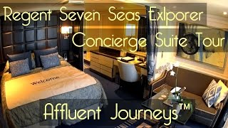 Regent Seven Seas Explorer Concierge Suite Tour [upl. by Kemppe]