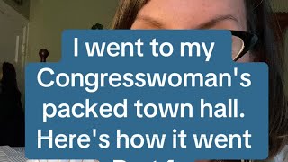 I went to my Congresswomans Town Hall Heres how it went [upl. by Ailuig]