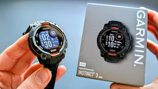 Garmin Instinct 3  Unboxing amp Full REVIEW [upl. by River]