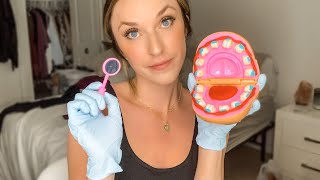 ASMR  Applying Your Braces 🦷  PlayDoh Dentist Drill Set  REALISTIC Dental Visit [upl. by Amis829]